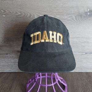 Champion Gray Cap with Gold IDAHO Embroidery